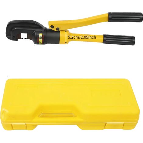 Coupe-hydraulique, Outil de coupe en acier durable, Design facile à utiliser, JAUNE (1/2)