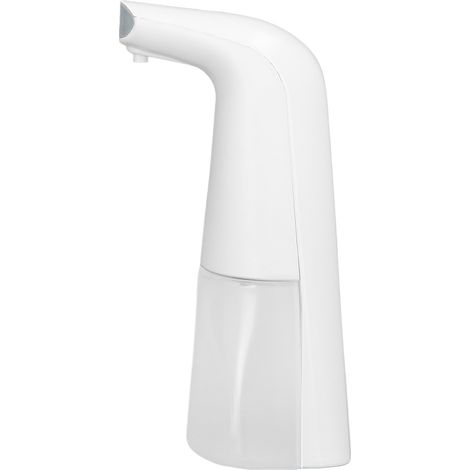 Distributeur de savon automatique sans contact avec capteur infrarouge, ergonomique, alimenté par piles, pour cuisine et salle de bain, mousse (piles) (1/5)