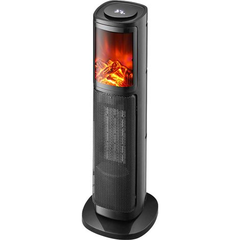 Radiateur électrique abrila ENEBRO noir 2000 watts compact