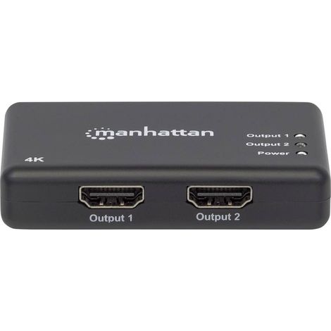 Manhattan 207669 2 Porte Distributore, splitter HDMI 4096 x 2160 Pixel Nero (1/3)