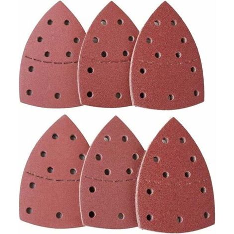 Pack of 60 Abrasive Sheets for Multi-Function Sander - 11 Holes