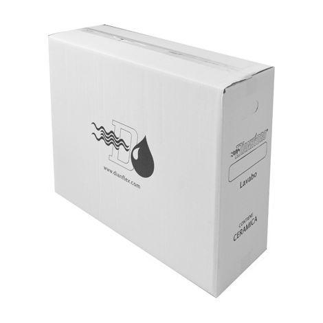 IMBALLO IN CARTONE PER LAVABO CM 65x22 x H. 49- cm 65x22 x H.49- DH- pezzi 1