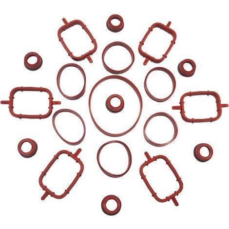 Kit de joints sur collecteur d'admission (20 pièces) pour BMW E70 E53 E72 E71 E81 E87 E88 E82 E90 E91 E92 E93 E60 E61 E63 E64 E46 11612246945 11612246949 13547792098 (1/5)