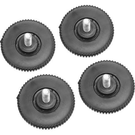 Lot de 4 patins de protection en caoutchouc à visser M10 pour table, chaise, canapé, fauteuil. (1/5)