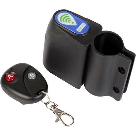 Antivol sans fil pour vélo avec alarme vibratoire et capteur de vibrations (noir)-Black (1/3)