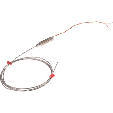 Thermocouple type K Ø 1.5mm, L 1m, +1100°C max à Câble ( Prix pour 1 ) (1/2)