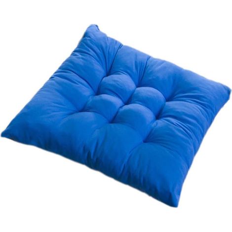 Coussin De Siege - Pour Chaise Intérieure Extérieure Jardin Terrasse Cuisine Bureau - 40 x 40 cm - Polyester Rembourré Mousse - 1 Pièce (1/5)