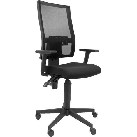 Piqueras y Crespo Povedilla Silla Respaldo Malla Negro Asiento Bali Negro (1/5)