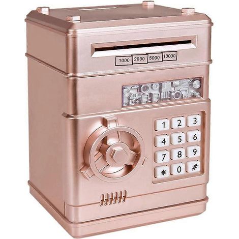 Automatisches Mini-Sparschwein mit Tresor und Zahlenschloss (1/5)