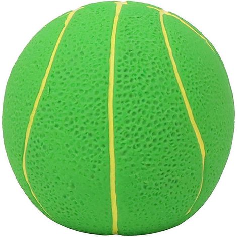Sports balle chien jouet à macher – sonore latex Football – pour dentition, nettoyage et réduction du stress – B (1/5)