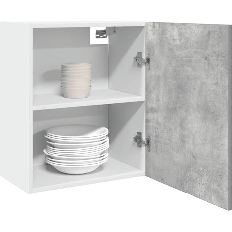 Hängeschrank Lyon Betongrau 50x31x60 cm Holzwerkstoff