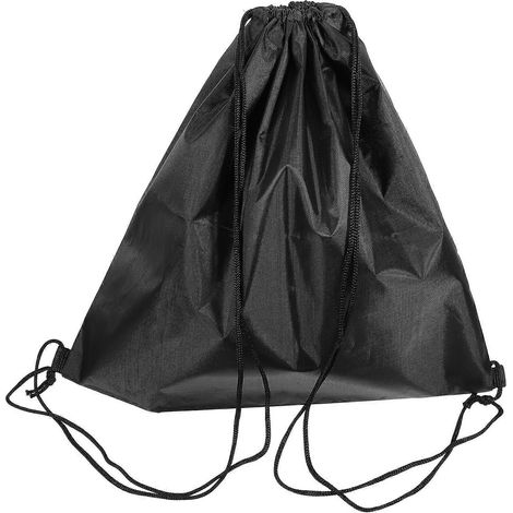 Sacoche de casque portable à cordon, pochette de rangement pour casque de moto d'extérieur-40.50X39.00X0.50CM-Black