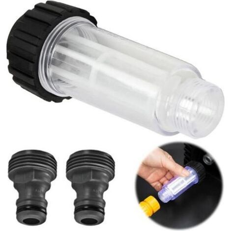 Filtre À Eau - Raccord 3/4 Pouces - Pour Nettoyeur Haute Pression - Transparent - 12 Bar - 60 °C - 1 Pièce (1/4)
