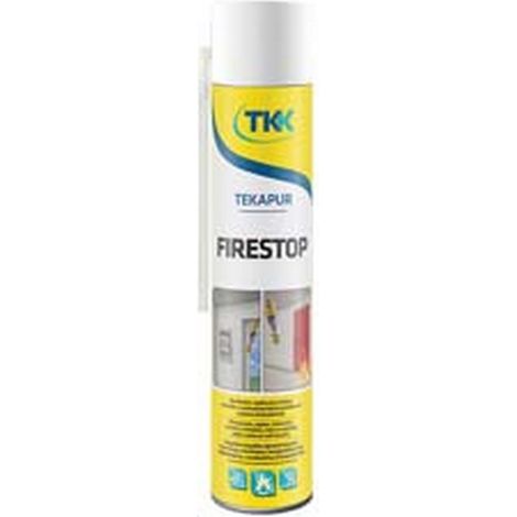 2PZ SCHIUMA POLIURETANICA TEKAPUR FIRESTOP  - ml.750 applicazione manuale - rosso