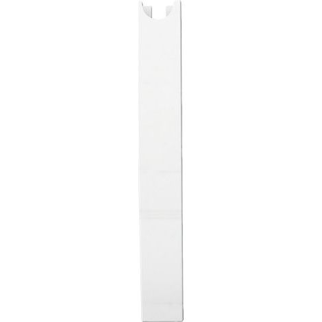 Plateau de câbles magnétique sous le bureau, support de fil en alliage d'aluminium sans perceuse pour la maison, le bureau et l'espace de travail blanc (1/5)