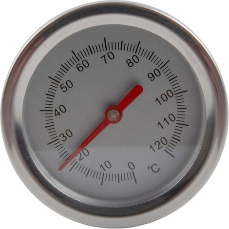 Thermomètre à compost avec sonde de 50 cm – Thermomètre à sol en acier inoxydable pour le compostage de jardin, cadran étanche (-10 °C à 100 °C), compatible.