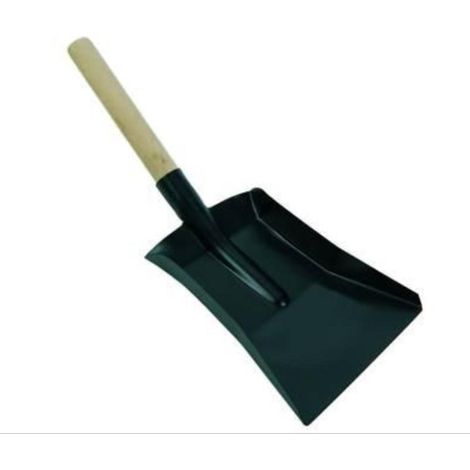 PALETTA CARBONE BRACE IN METALLO + MANICO LEGNO CM 17  cm.17x43h.  FERR 43731