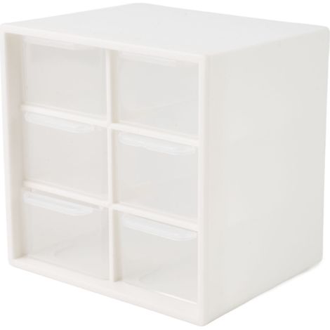 Boîte de rangement pour outils de nail art, de bureau, anti-poussière, simple, pour vernis à ongles, tiroir, pour femmes (1/5)