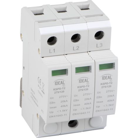 Descargador de sobretensiones 3P KSPD-T2 275/120 (1/2)