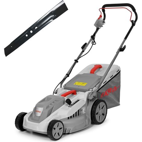 Tondeuse à Gazon électrique 1600W, 38cm, Lames de Rechange (1/5)