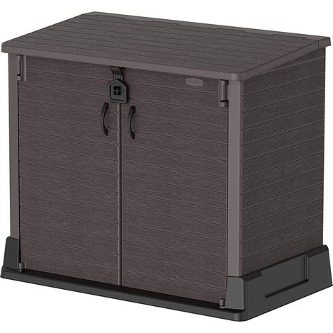 COBERTIZO RESINA JARDIN MARRON DURAMAX (1/5)