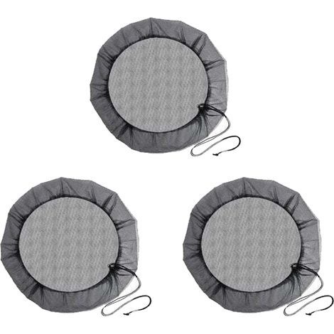 Filet de protection anti-pluie en trois parties - avec cordon de serrage - couvercle réglable - diamètre 80 cm (1/5)