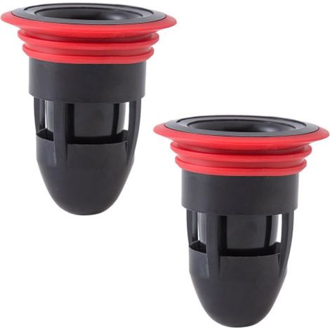 Bouchon Anti-Retour - Drain Douche 38-50 mm - Pour Salle De Bain Balcon Cuisine Sous-Sol Buanderie Garage - Lot De 2 (1/5)