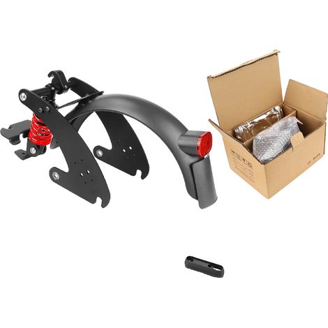 Kit de suspensión Ulip para Ninebot Max G30, disponible en negro y rojo, con absorción de impactos mejorada. (1/2)