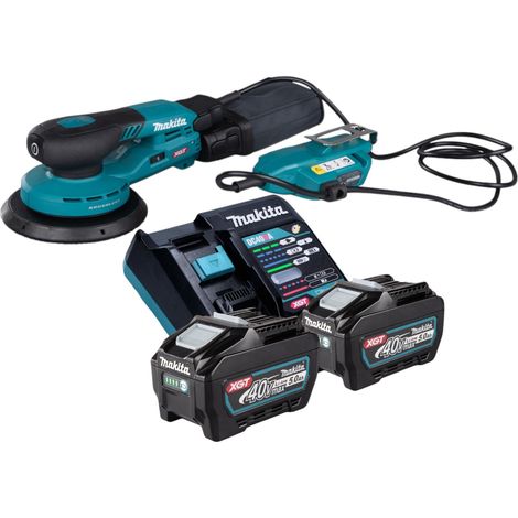 Makita BO 002 CGT201 Lijadora rotorbital sin cable 40 V máx. 150 mm 5,0 mm carrera Sin escobillas + 2x batería 5,0 Ah + cargador (1/5)
