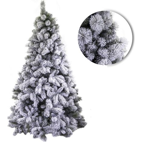 Albero Gennargentu innevato verde 1189 rami cm134h210 (1/4)