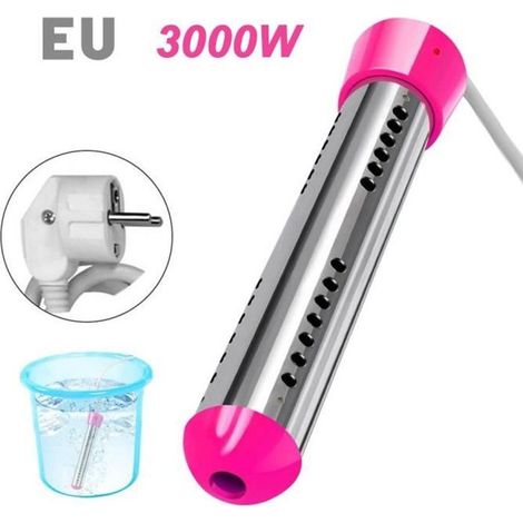 Thermoplongeur Chauffe-Eau à arrêt automatique électrique 3000W pour seaux piscines gonflables baignoires tout en plastique (1/3)