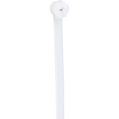TRU COMPONENTS TC-12814156 Fascetta per cavi 300 mm 4.8 mm Naturale con linguetta metallica, stabilità chimica 100 pz. (1/2)