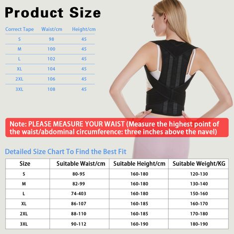 Correcteur de Posture scoliose, attelle dorsale, Corset de colonne vertébrale, soutien thérapeutique des épaules, ceinture orthopédique (1/5)