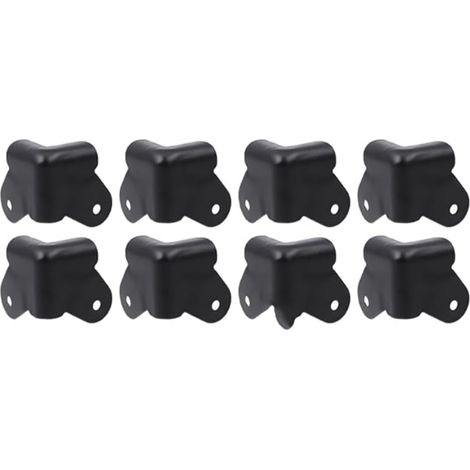 8 Protecteurs Angles Métal Noir Armoires N2 (1/5)