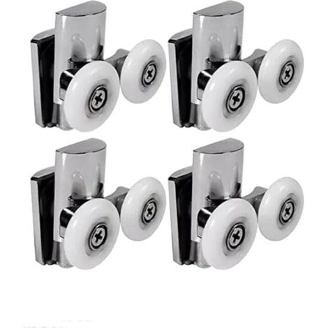 Roulettes de Porte de Douche,23 mm Roues De Porte de Douche en Haut ou en Bas
