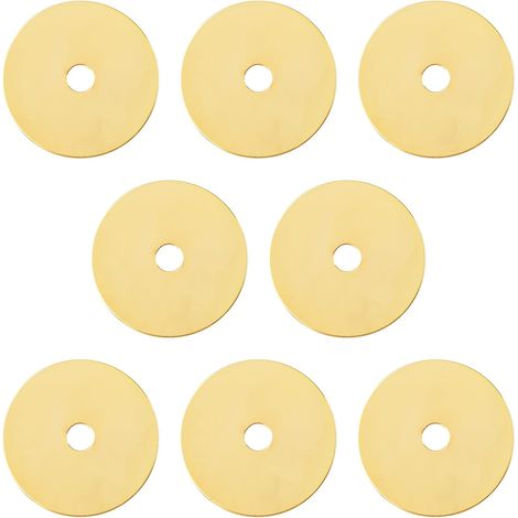 Plaques de fixation pour boutons meuble MOROBOR, lot 8 rondelles (1/5)