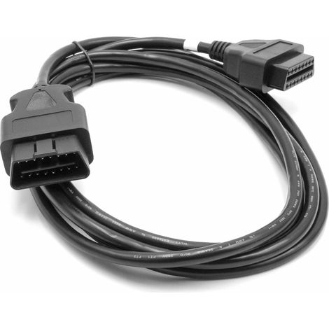 vhbw OBD2 Extension Cable 16 Pin Female to 16 Pin Male for cars - 300 cm