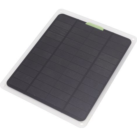 10W Solarpanel mit Typ C und zwei USB-Ausgängen, Solarladepanel (12V DC) für Outdoor-Aktivitäten, Arbeit, Reisen, Camping und Training (1/5)