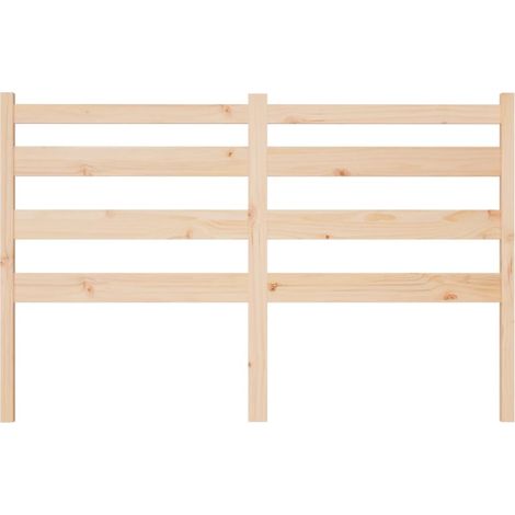 Testiera per dormire accessorio per camera da letto 146 x 4 x 100 cm in legno di pino massiccio TDL0206686
