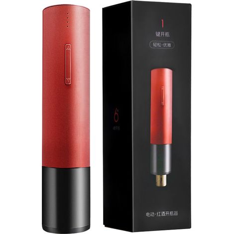 Nouveaux outils de cuisine : ouvre-bouteille automatique à vin en acier inoxydable, mini ouvre-bouteille électrique avec tournevis. (1/5)