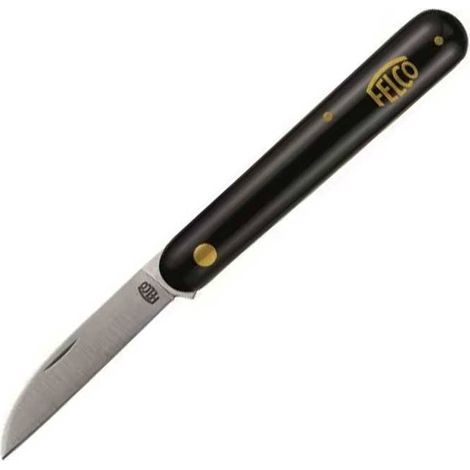 Couteau de fleuriste professionnel 105mm – Lame en acier suisse – Ultra-léger 67,5g pour un contrôle optimal – Design ergonomique – Felco