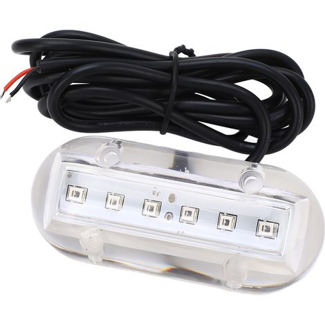 Spot encastrable sous-marin LED bleue IP68 étanche éclairage bateau yacht DC12V 1.1W 18LM (1/5)
