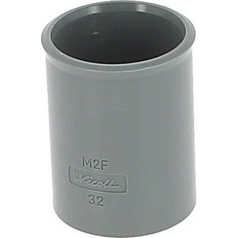 Manchon à butée PVC femelle femelle Ø32 - Manchon à butée PVC femelle femelle Ø32 (1/2)