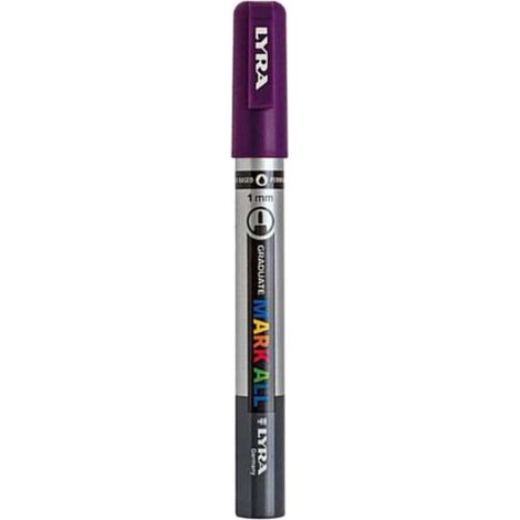 Lyra Mark All Punta Fine 1Mm. Viola X6
