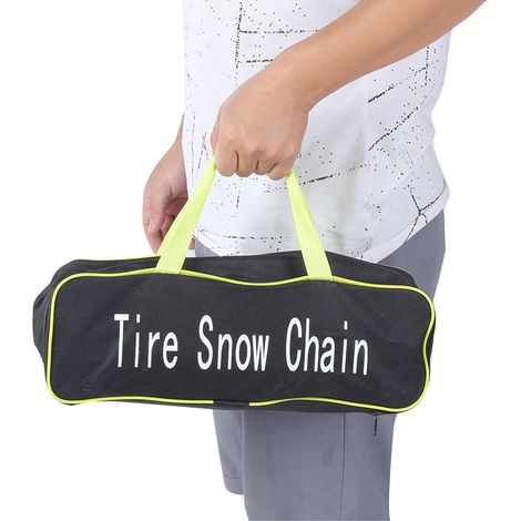 Chaînes à Pneus, Chaînes à Neige pour Pneus avec 10 à Neige en TPU pour la d'hiver en Plein Air (1/4)