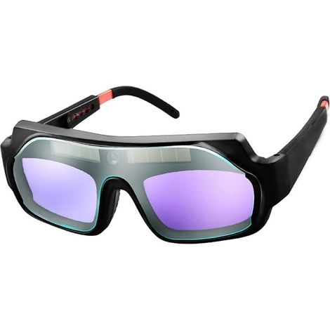 Lunettes de soudage automatique avec protection anti-éblouissement Obscurcissement DIN11 Matériau PP + ABS Conception ergonomique pour confort (1/5)
