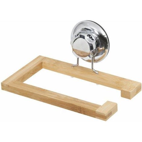 Compactor Bestlock - Porte-rouleau de papier toilette, bambou/ chrome RAN5804 (1/5)