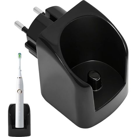 Chargeur Mural Sans Fil - Brosse A Dents Electrique - Salle De Bain Etanche IPX7 - Compatible Genius X Vitality Pro iO3 iO4 iO5 iO6 - 1 Unite (1/5)