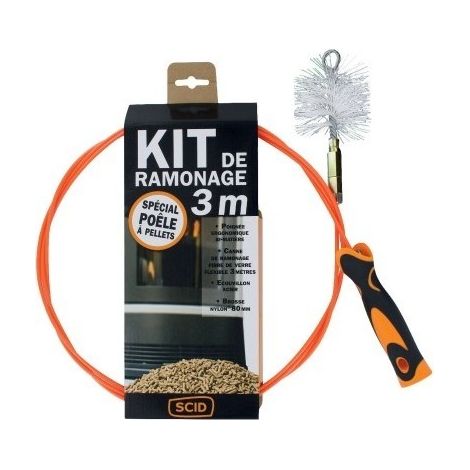 Kit de limpieza especial para estufas de pellets de 3m - Scid