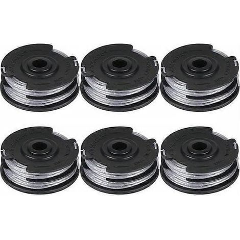 Lot de 6 bobines F016800351 compatibles avec les débroussailleuses Bosch ART 30-36 LI / ART 24 / ART 30 (1/5)